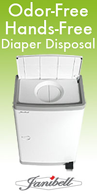 Odor-Free Hands-Free Diaper Disposal